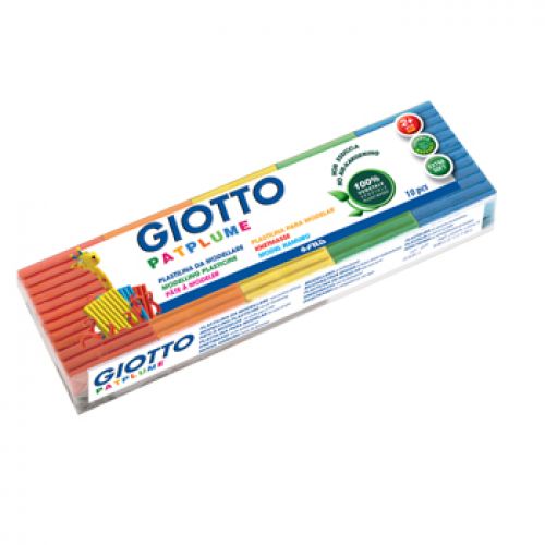 Plasticina 10 Cores Patplume Giotto 10x50g , Giotto , 160513300 , 8000144001293